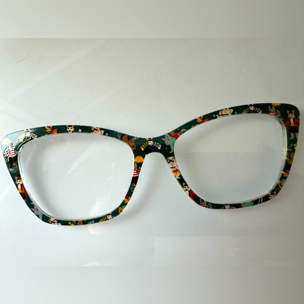 Pair Eyewear Circus Animals Toppers for Wanda frames